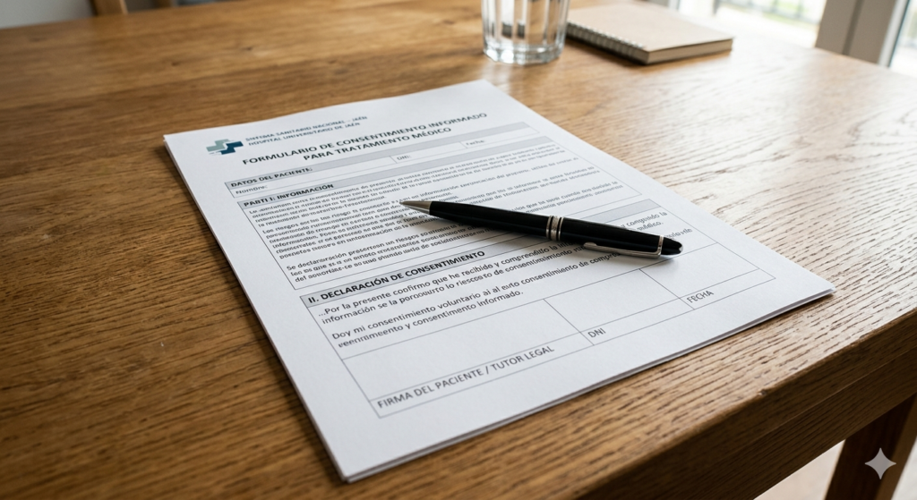 Formulario de consentimiento RGPD para tratamiento de datos de alumnos en centros educativos
