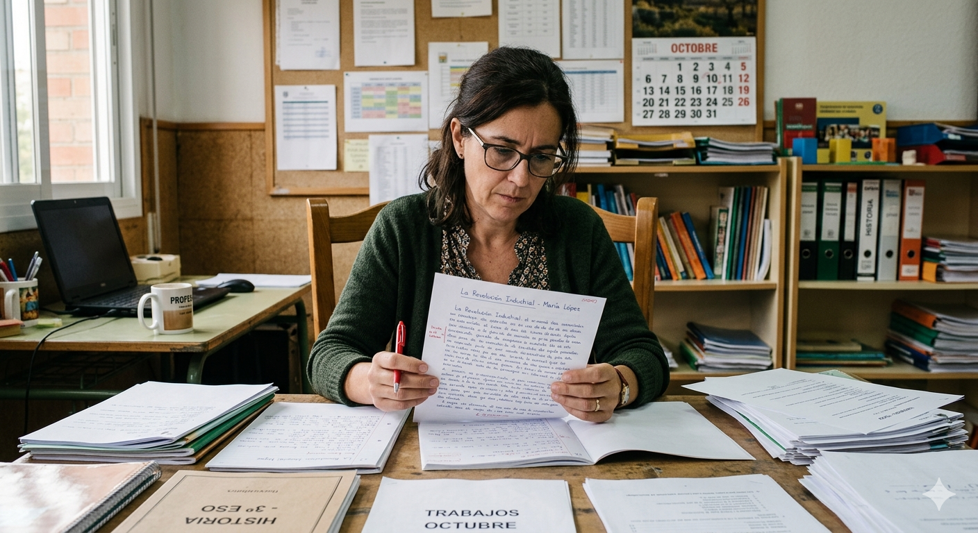 detectar IA trabajos alumnos ChatGPT plagio integridad académica docente corrige