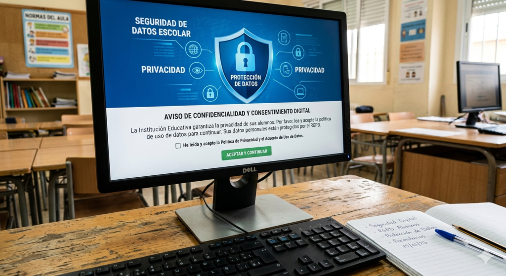 RGPD WhatsApp centros educativos protección datos menores