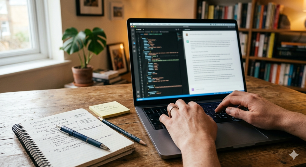 configurar chatbot educativo docentes paso a paso prompt sistema instrucciones