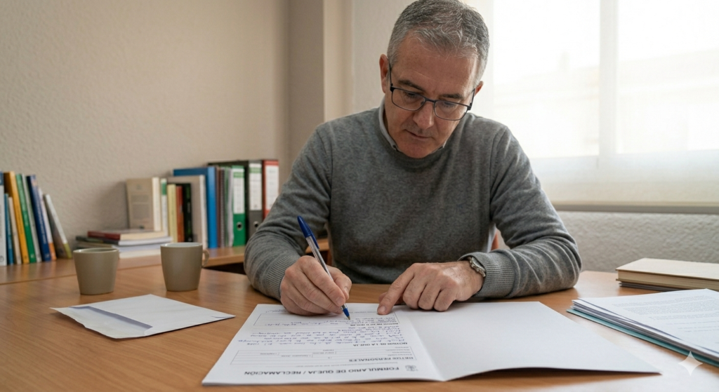 queja inspección educativa reclamación formal profesor centro educativo escrito