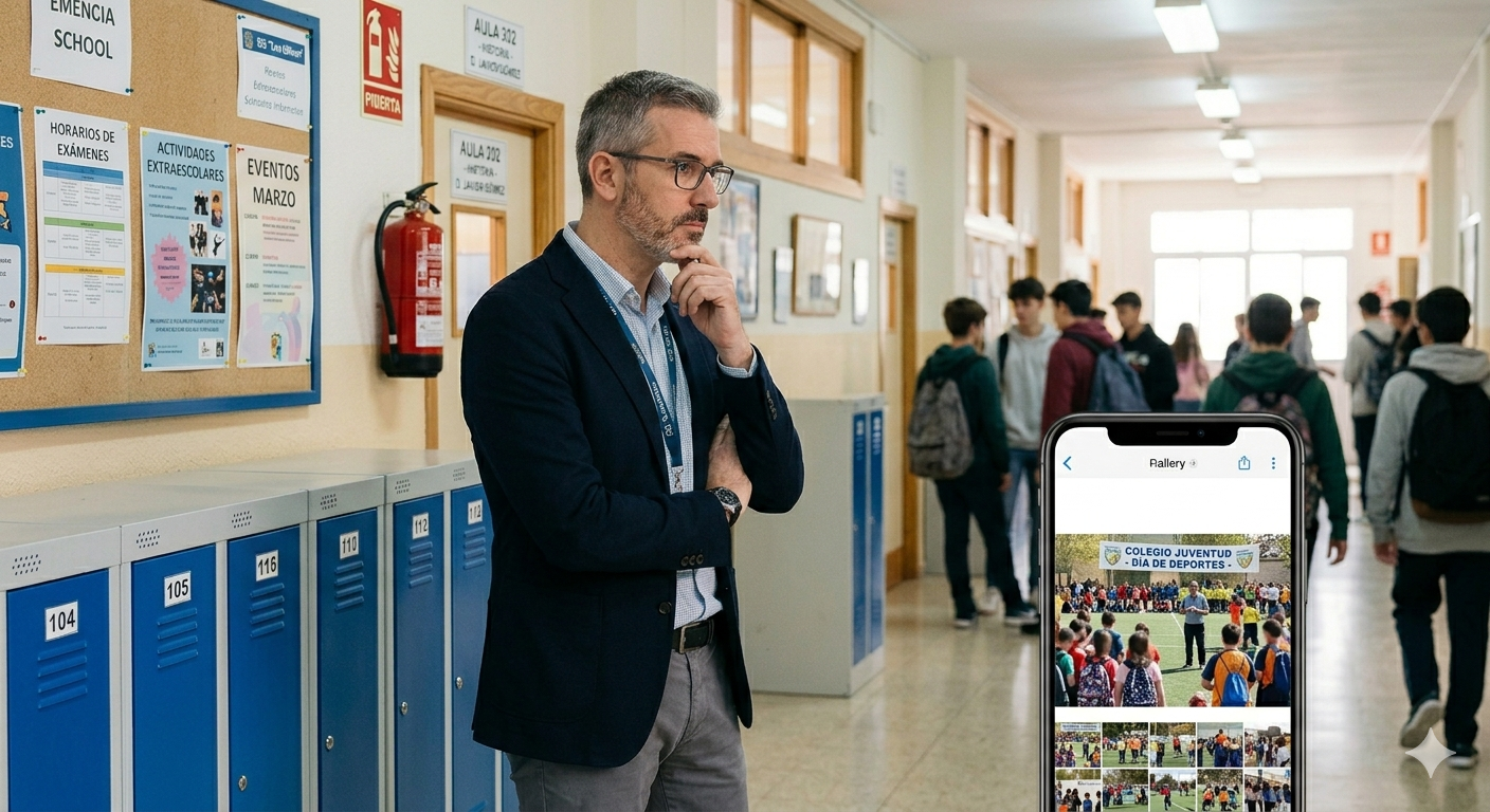 fotos alumnos web colegio RGPD autorización imágenes menores