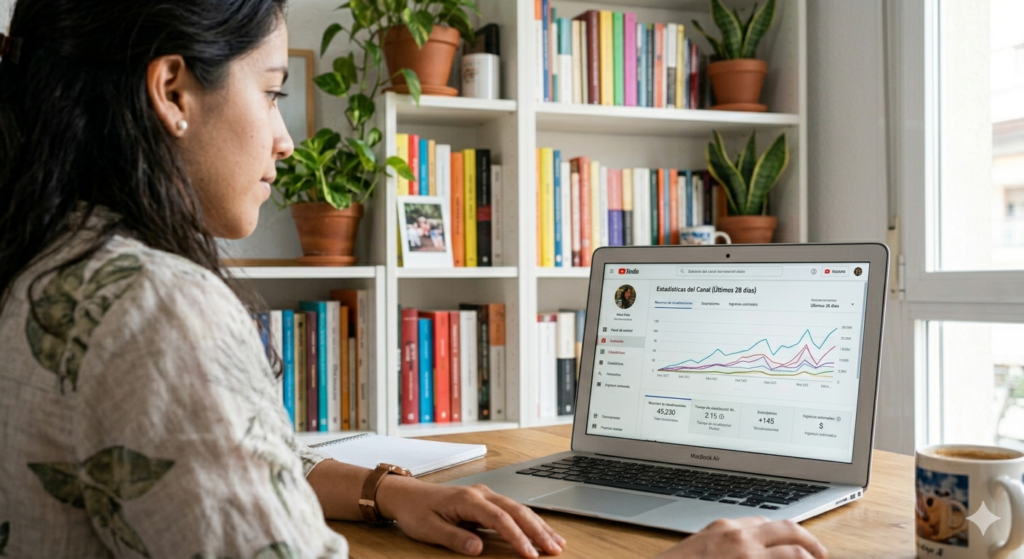 docentes YouTubers canal educativo ingresos estadísticas