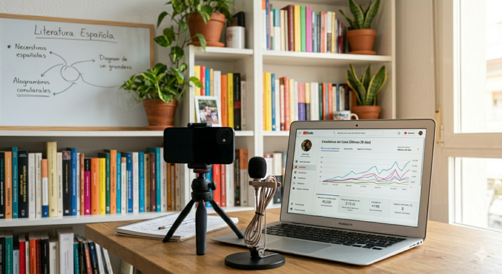 crear contenido educativo YouTube empezar desde cero móvil