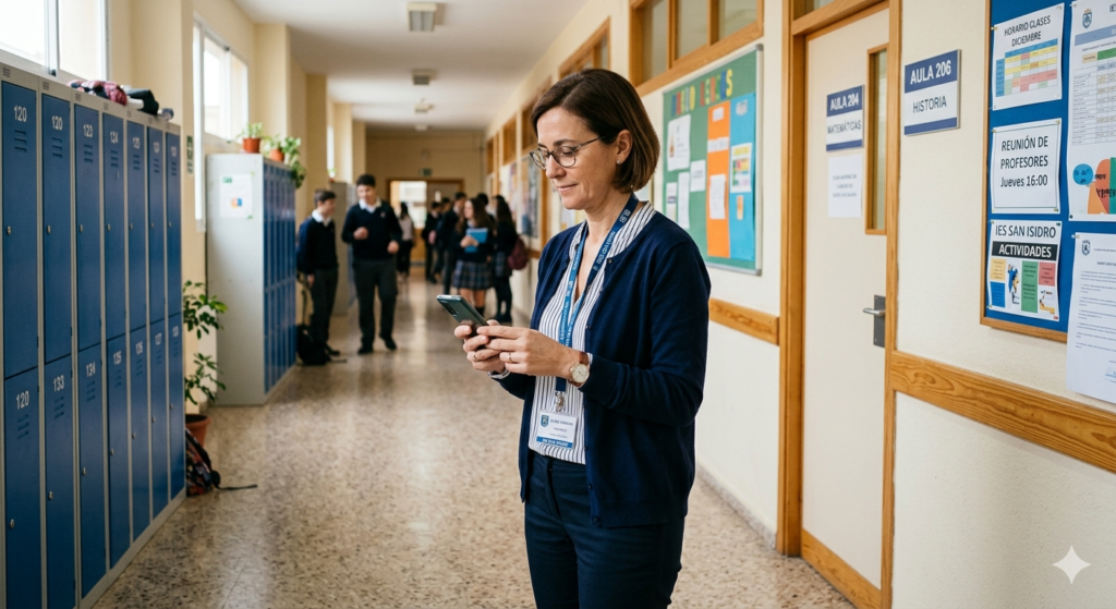 buenas prácticas comunicación digital docentes familias WhatsApp