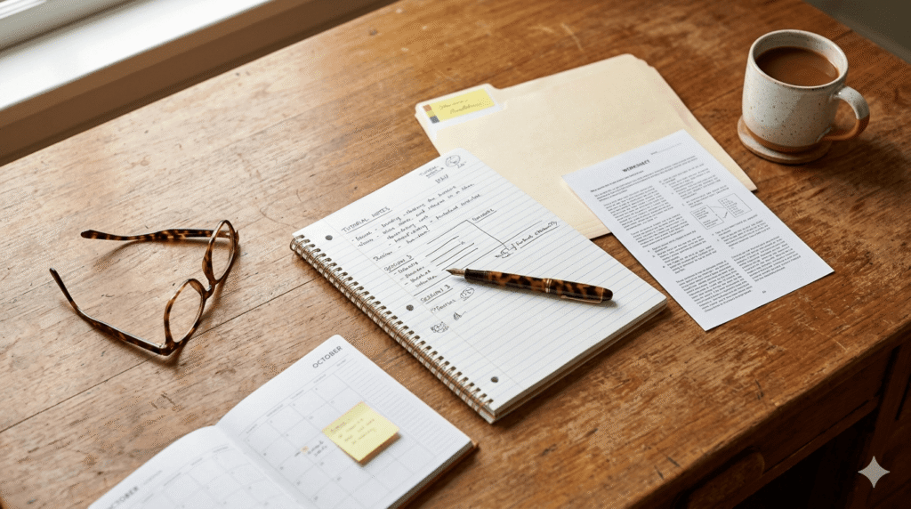 Materiales de tutoría preparados para proponer un compromiso de convivencia